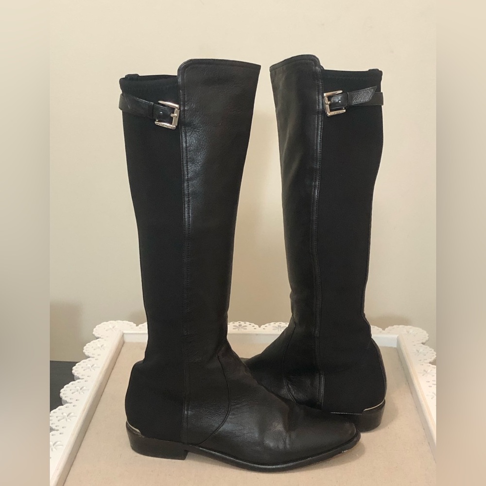 Coach Boots , Black Knee High , Lilac, Woman’s Size 8 - Picture 2 of 16